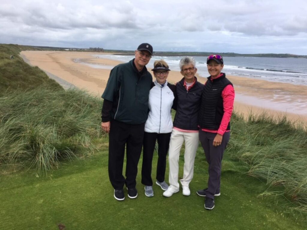 Group Captain Gay Crain with Friends from Boulder Ridge Country Club at Doonbeg