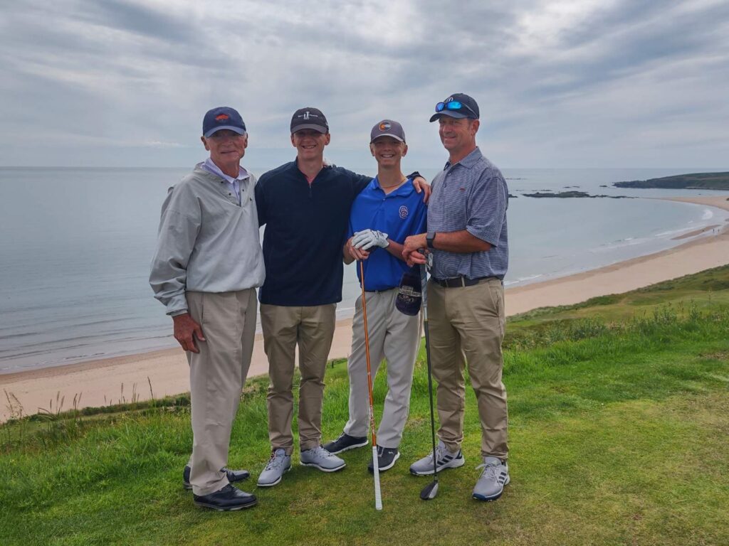 77 The Terry Family - Roger, Griff, Bo, and Doug - from Shawnee Country Club at Cruden Bay