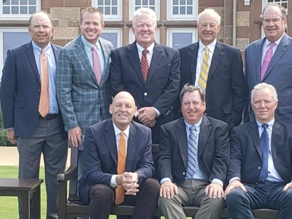Bryan Nicholson, PGA and his Northwood Club members at Muirfield