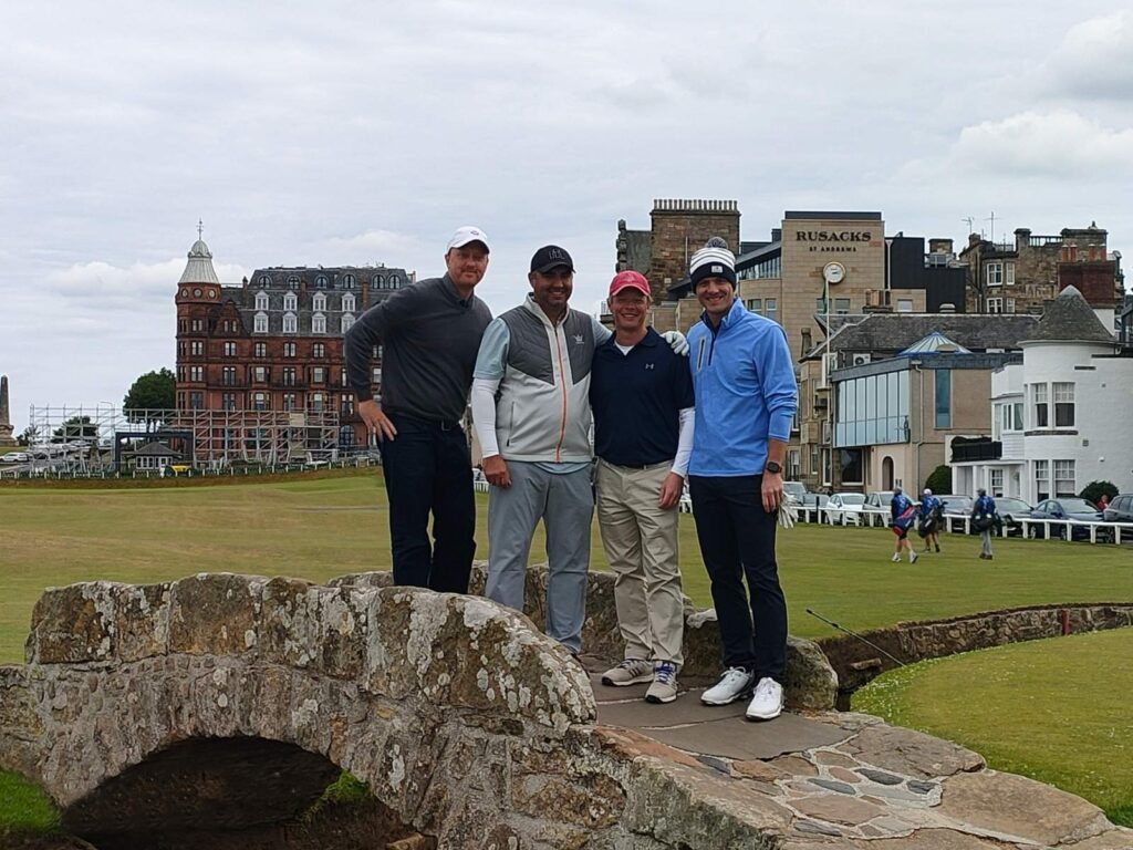 98 Group Captain Justin Meyers and Friends from Dominion Country Club at The Home of Golf