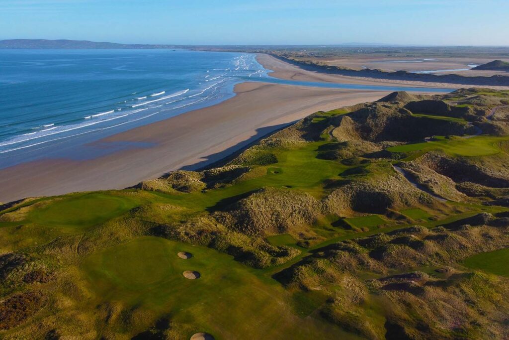 Tralee Golf Links captured on a Haversham & Baker golf trip to Ireland