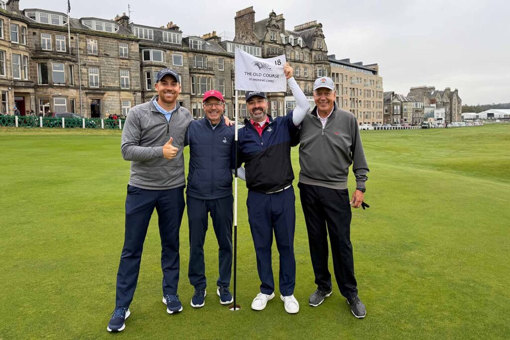 Golfers on Trip to St. Andrews with Haversham & Baker