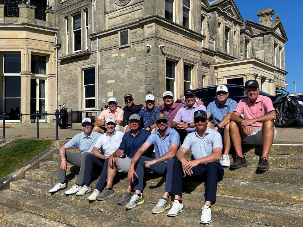 Matt Bailey, PGA and his Forest Highlands Golf Club members enjoy a Chamber of Commerce day in The Home of Golf.