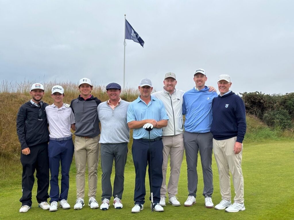 Group Captain Jeff Echelmeier and Friends from the Country Club of Missouri at Kingsbarns.