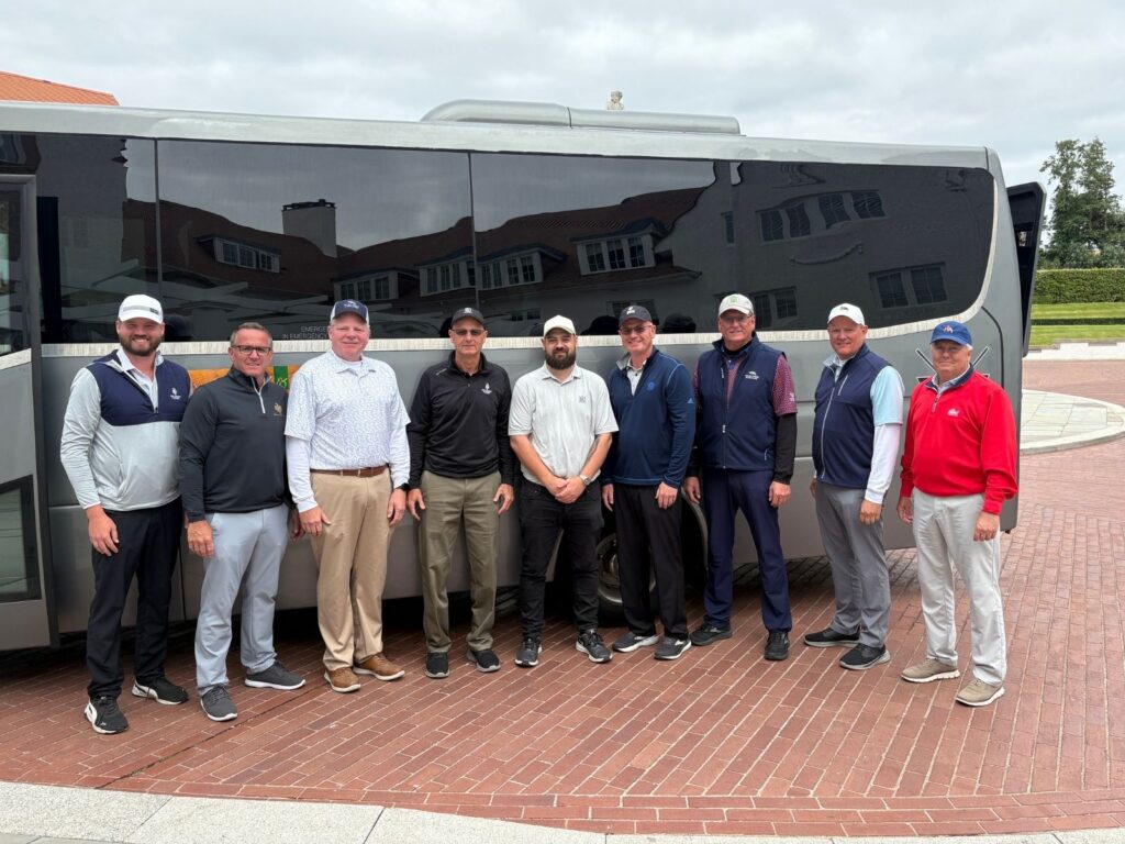 The Expedition led by Brett Unverferth from Moose Landing Country Club with H&B Driver-Host Cameron Harper at Turnberry.