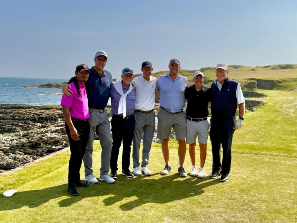 Group Captain David Faddis and Friends from The Plateau Club, ready to chase the sun at Ardglass.