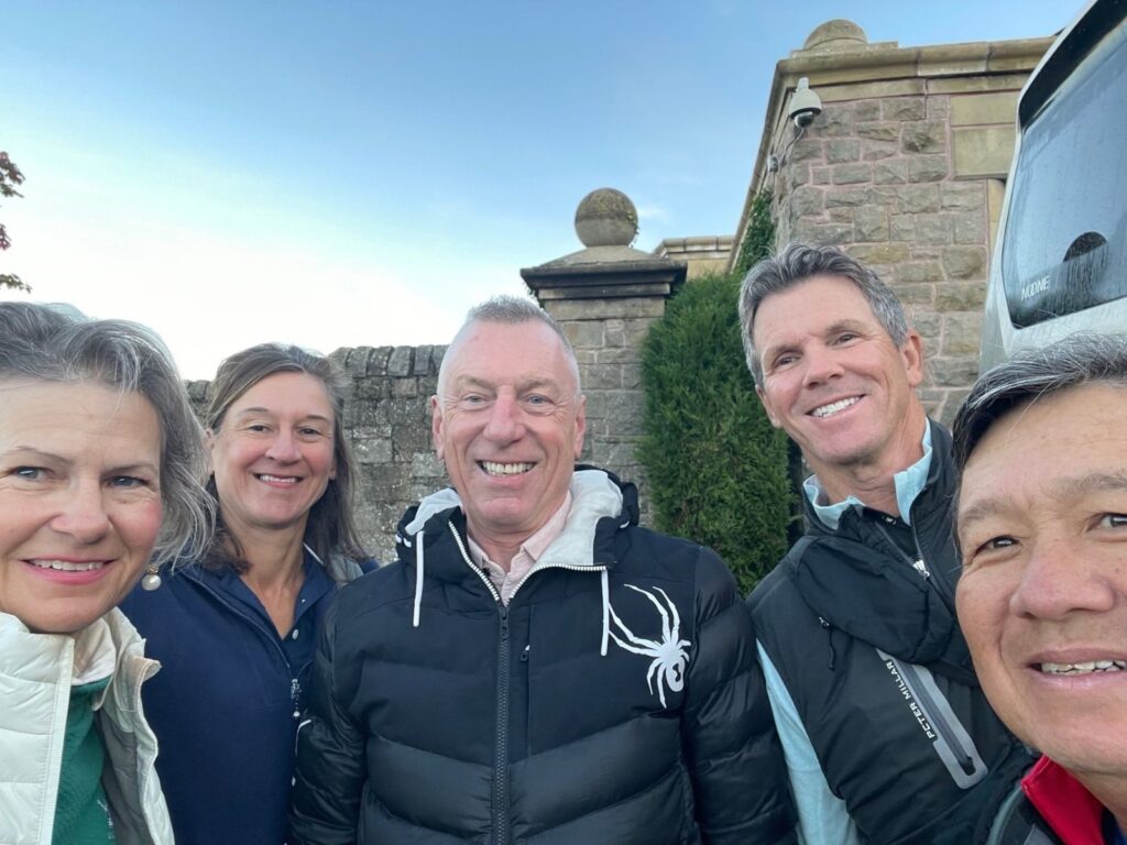 The Expedition led by Elias Chua from Fieldstone Golf Club with H&B Driver-Host Mac Maclenan in Scotland.