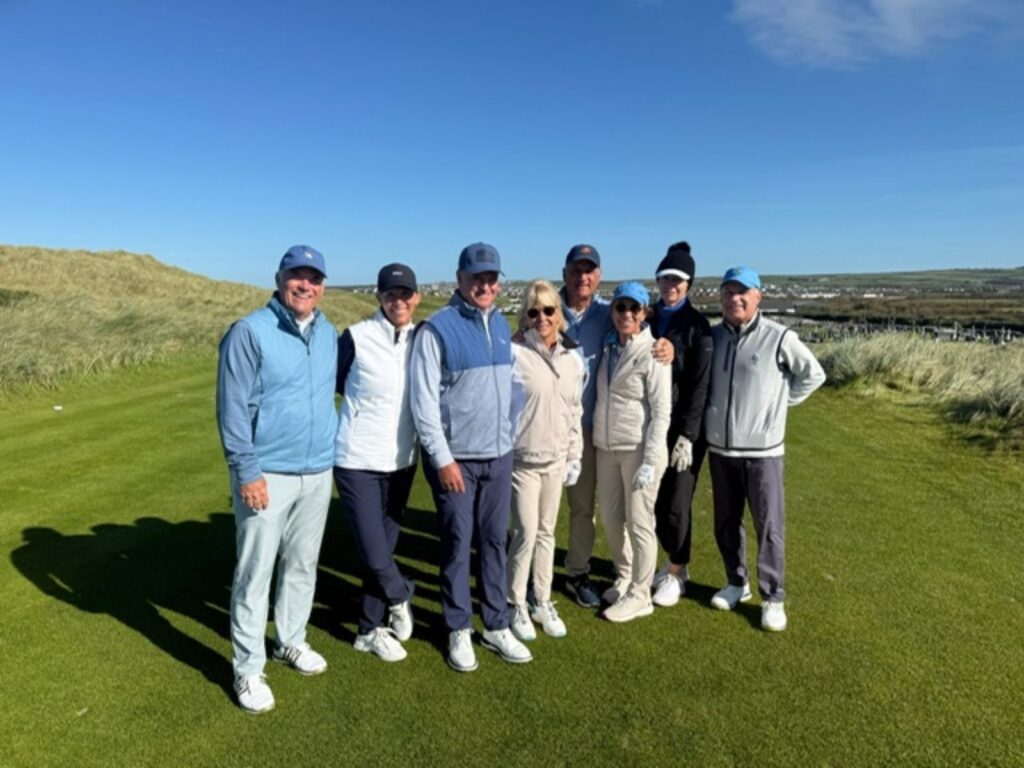 The Expedition led by Doug Greiwe from Hyde Park Golf & Country Club enjoys a “September to Remember” at Ballybunion.