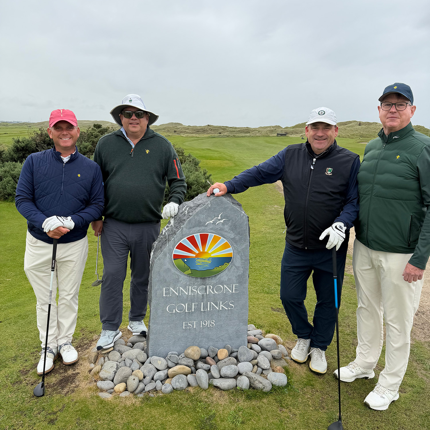 Golfers at Enniscrone Golf Club