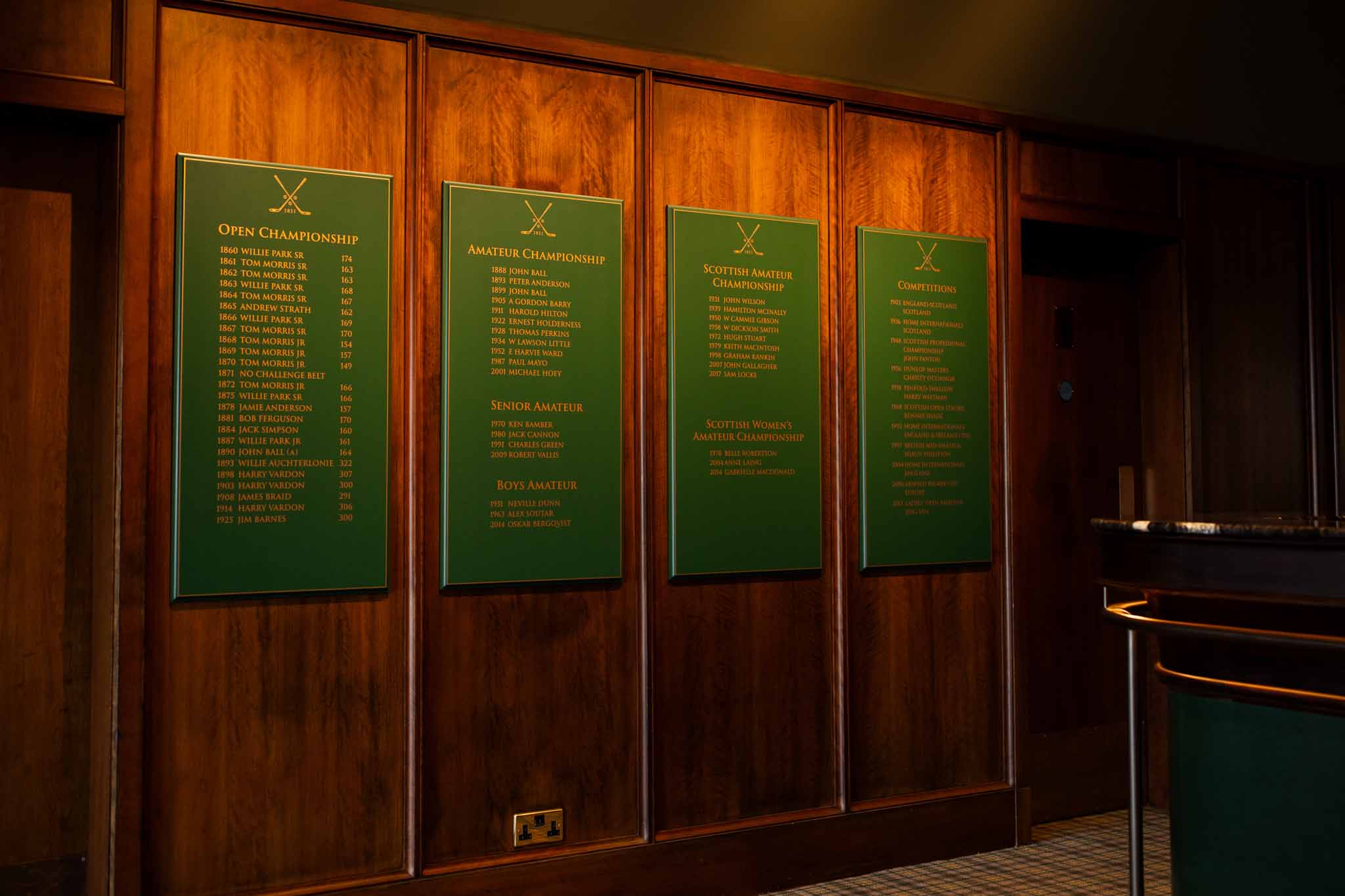 Prestwick golf clubhouse history