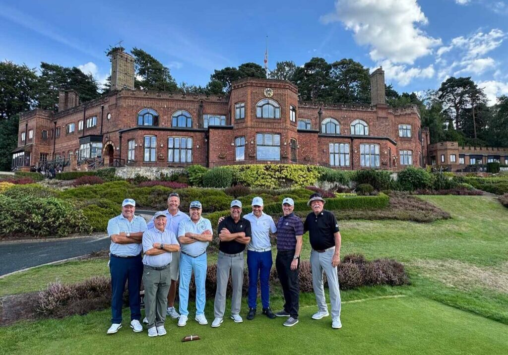 Golfers at St. George's Hill Golf Club