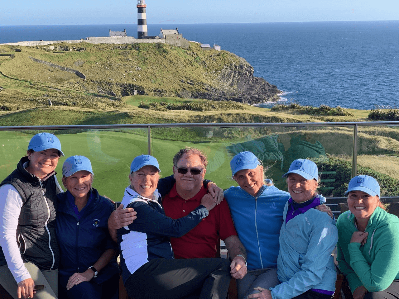 Ireland Golf Tour Driver with Guests at Old Head