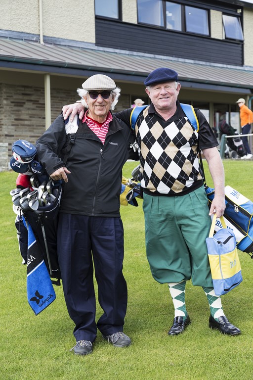 Great friends, better memories… Stephen Bernstein and Rich Rosenthal at Lahinch. 