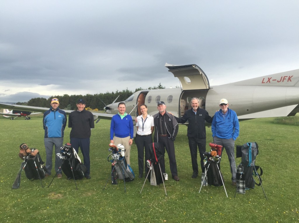 Thanks to the help of a charter, the members of Mayacama squeezed in an Emergency 18 at Royal Dornoch.