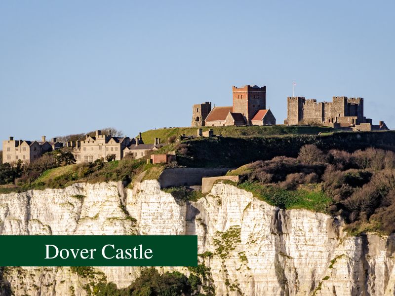 Dover Castle near Royal St. George's Golf Club