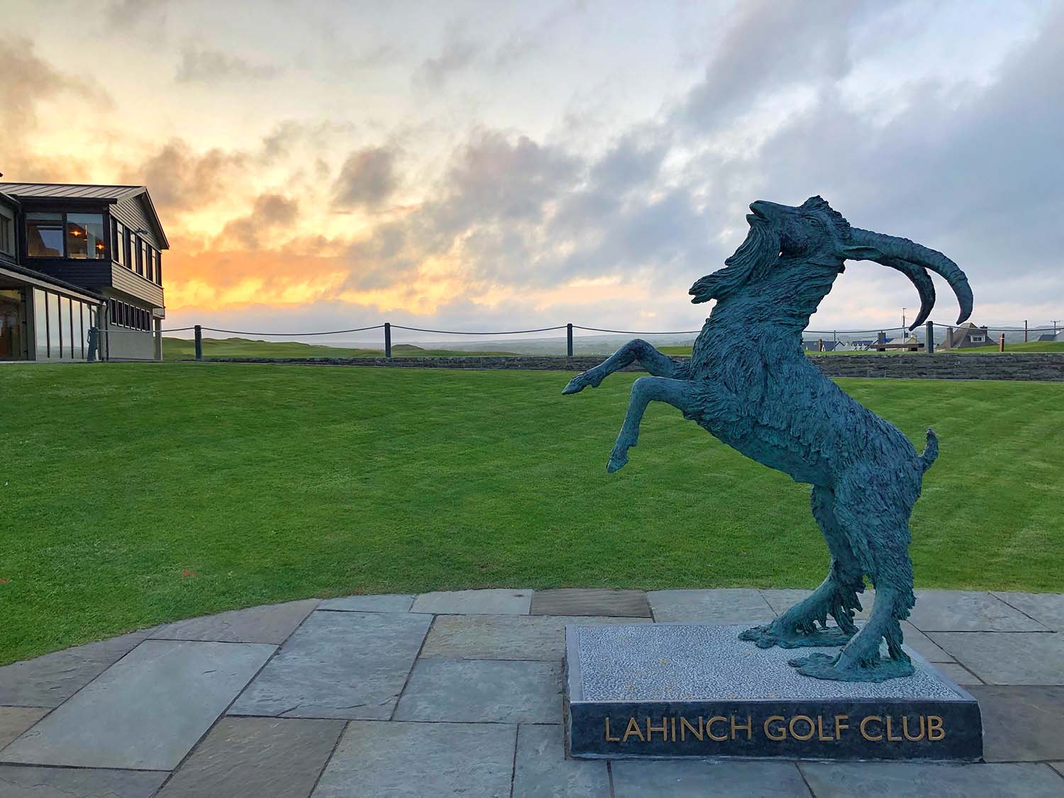 Lahinch Golf Club Goat Statue