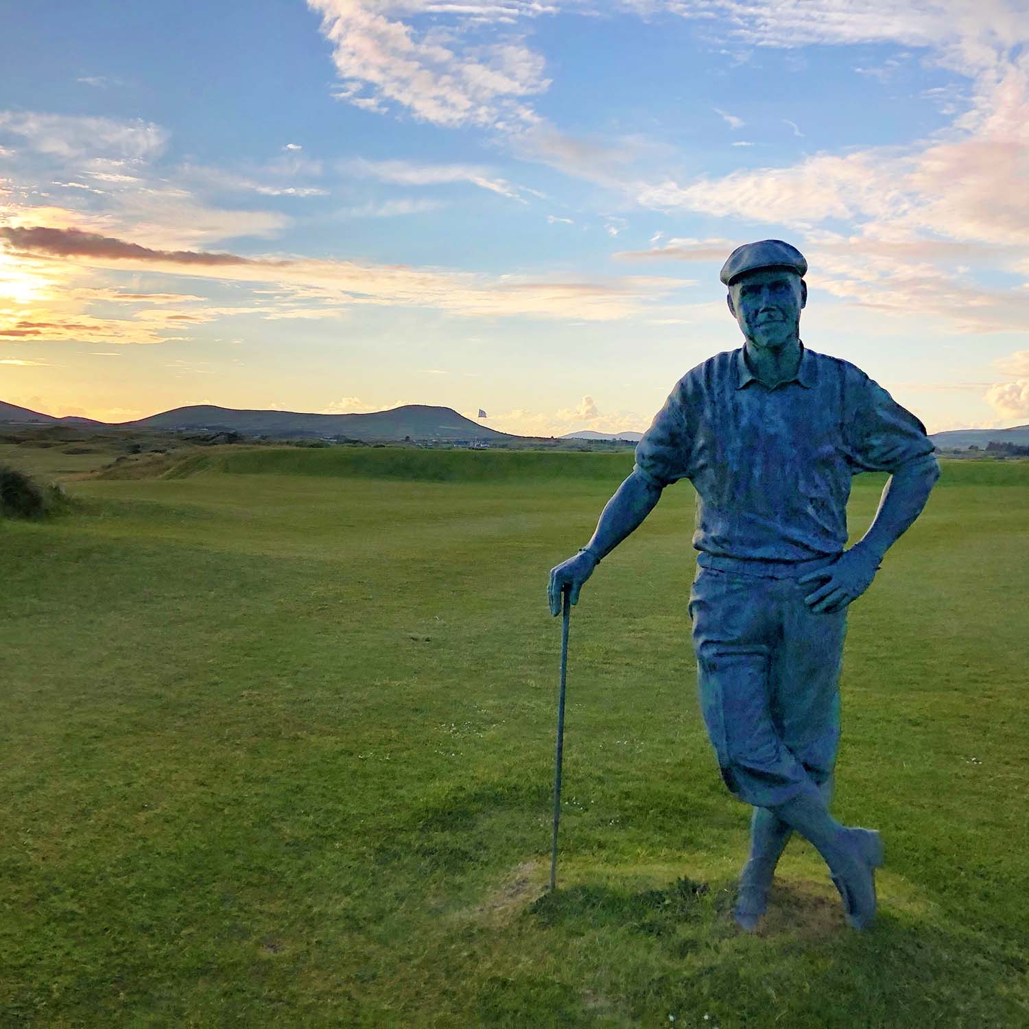 Waterville Golf Links Payne Stewart Statue