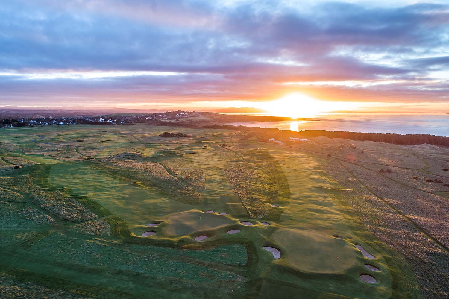 Muirfield Golf Scotland Aerial Photo