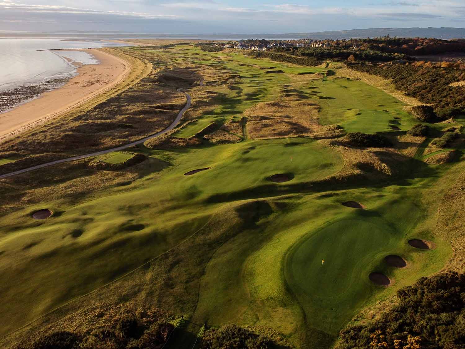Royal Dornoch Golf Club Aerial Photo