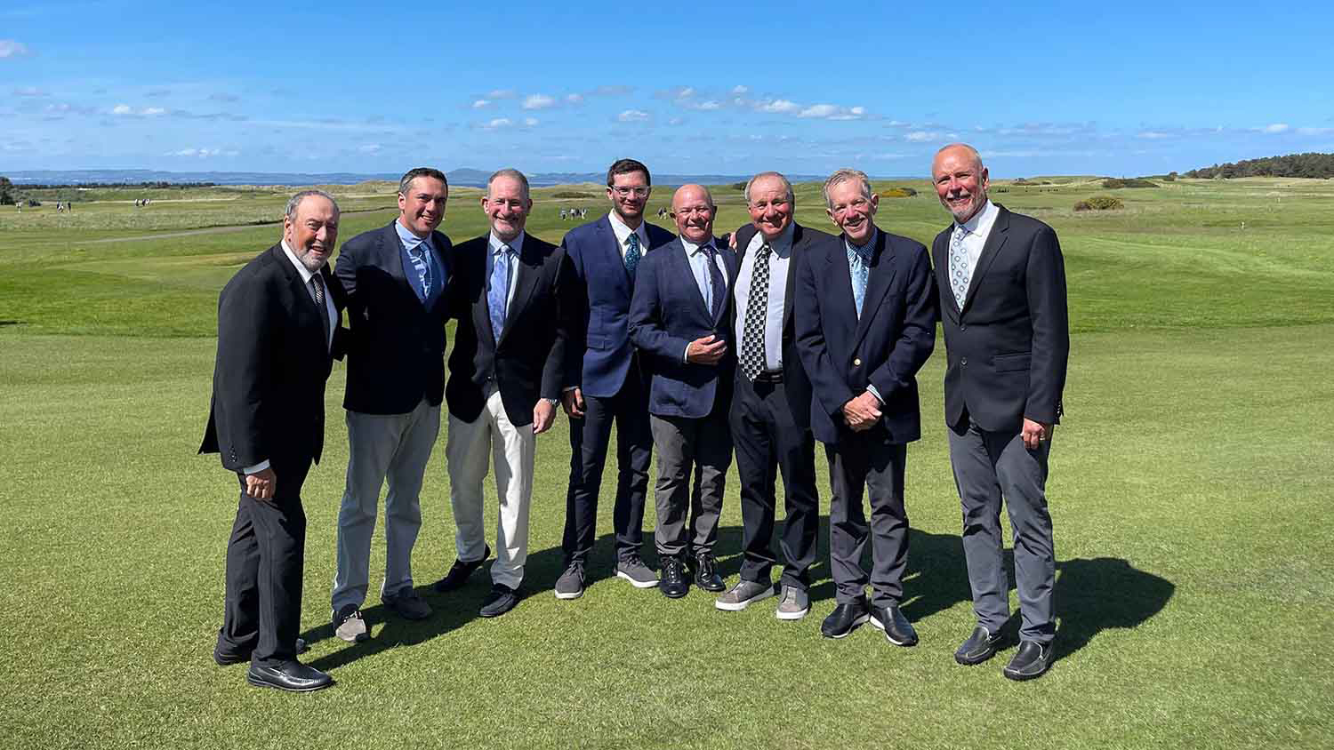 Golfers on their first Scotland golf trip