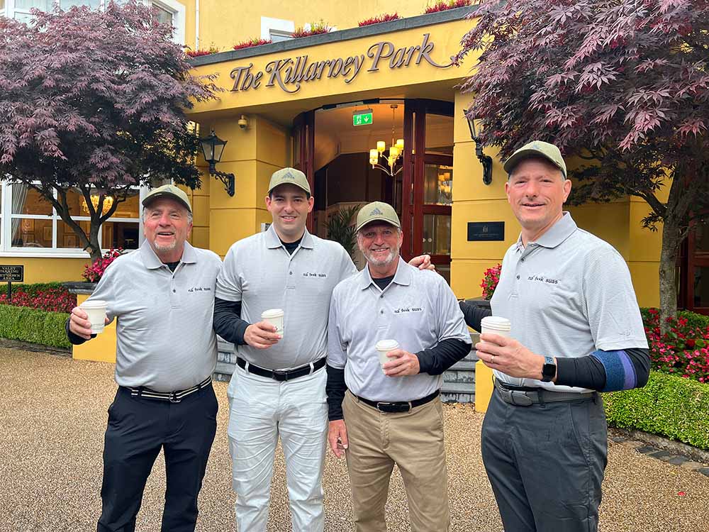 Golfers at Killarney Park Hotel in Ireland